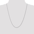 thumbnail image 2 of 10k White Gold .95mm Cable Rope Chain Necklace Pendant Charm Carded, 2 of 10