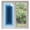 Blue, variant on Sage Green Gradient Squares Window Privacy Film, Softness Layers Zen Geometric Frosted Glass Window Clings Static Cling UV Heat Blocking Reusable Door Sticker for Bathroom 17.7 x 39.3 Inch
