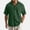 Green |#8, variant on Men's Short Sleeve Button Down Shirt Casual Summer Beach Wedding Vacation Shirts (Dark Gray,L)