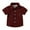 Red, variant on Ltctricy Children's Button down Shirts Toddler Boys Girls Short Sleeve Striped Collared Blouses Casual Loose Summer Tops