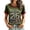 Army Green, variant on Never Forget 9/11 Womens Short Sleeve Tshirt 911 25th Anniversary American Flag Patriotic Memorial Tee Tops