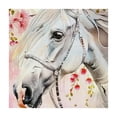 thumbnail image 4 of WYYP Horse Butterflies Flowers Square Table Cloth 100% Polyester Fiber 46*46, 4 of 8