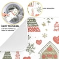 thumbnail image 2 of Yayeee Dish Drying Mat for Kitchen Counter 16"x18" Microfiber Absorbent Pad, Nordic Christmas House, 2 of 7