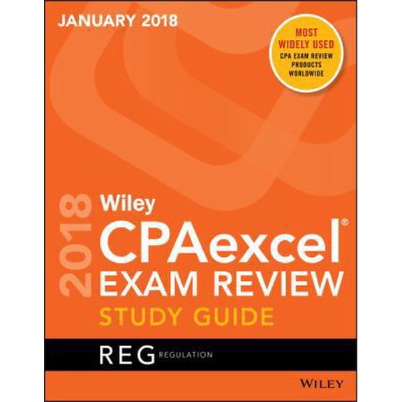 Pre-Owned Wiley CPAexcel Exam Review January 2018 Study Guide: Regulation (Paperback) 1119481139 9781119481133