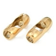 thumbnail image 2 of Ion Plating(IP) 304 Stainless Steel Ball Chain Connectors Golden 29.5x11mm Hole: 7mm Fit for 10mm ball chain, 2 of 3