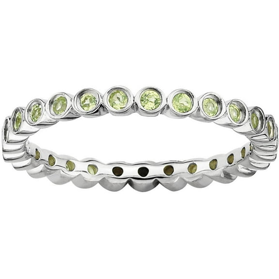 Peridot Sterling Silver Ring