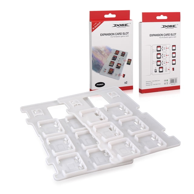 Game Card Case for Nintendo Switch & Switch OLED, Portable Game Cartridge Holder Storage Box for Memory Cards & Game Disks