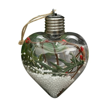 

Christmas Decorations Clearance RUZIYOOG Christmas Led Transparent Christmas Ball Christmas Tree Pendant Glowing D