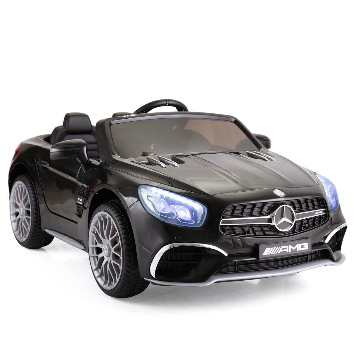 Kepooman 12V Kids Ride on Electric Car, Motorized Vehicles for Girls, Toy Gift for Boys Grils, Black
