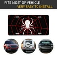 thumbnail image 5 of Easygdp Spider On The Web License Plate Car Front License Plate Car Decoration Car Accessories Front Tag Plate Standard Size, 5 of 8