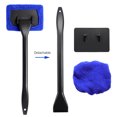 thumbnail image 2 of WINOMO 2pcs Car Windshield Cleaner Brush Auto Window Glass Cleaning Brush Tools with Long Handle (Blue), 2 of 7
