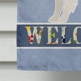 thumbnail image 4 of Carolines Treasures CK3668CHF Papillon Welcome Flag Canvas House Size, 4 of 4
