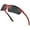 Matte Red | Smoke, variant on Polarized Lightweight UV400 Wrap Around Sport Sunglasses for Men Women Baseball Softball Running Glasses