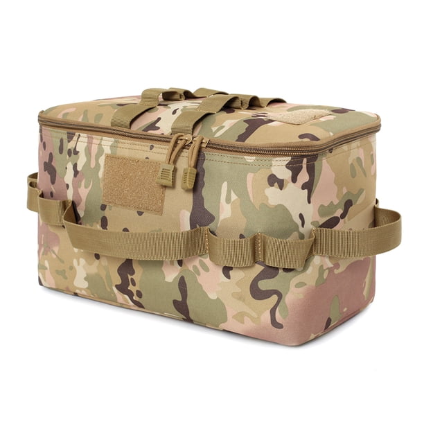 Bolsa Estufa de gas Caja de herramientas Artículos diversos portátiles para viajes Picnic BBQ (CP Camo) Sywqhk Para Estrenar