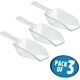 thumbnail image 5 of Cuchara de cocina de 1/2 taza, cuchara de plástico extra grande, juego de 3, transparente, 5 of 5