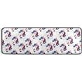 thumbnail image 5 of Patriotic Unicorn Face Hallway Runner Rug 2'x6' Kitchen Rug with Rubber Backing Stars Stripes American Flag Non Slip Entryway Rug Runner Washable Soft Area Rug for Hallway Bedroom Kitchen Decor, 5 of 6