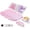 Pink, variant on Ergonomic Wrist Rest For Keyboard And Mouse Soft Memory Foam Cloud Stand Pad With Set Non-slip Silicone Base Easy Typing Pain Relief Comfort Office Work Gaming Black