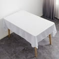 thumbnail image 2 of AUQ Table Cloth,High-Shine Satin Fabric Design Tablecloths,Premium Polyester Fabric Table Cover,147*259CM,Rose Gold, 2 of 4