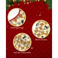 thumbnail image 6 of Yellow Orange Blue Christmas Tree Skirt 36 Inches Large Christmas Skirt Tree, Cute Funny Bunny Pizza Filling Tree Skirt Christmas Decorations for Fireplace Party Holidays Indoor Outdoor, 6 of 7