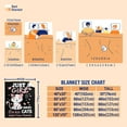 thumbnail image 6 of Yibo Cat Custom Name Blanket Flannel Soft and Comfortable Anti-static Bed Sofa Blanket, 6 of 9