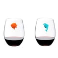 thumbnail image 3 of 24 marcadores de silicona para copas de vino, con diseño de animales marinos y terrestres, para identificar el vino y beber., 3 of 6