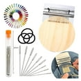 thumbnail image 1 of Knit Patch Kit,Mini Patchmaker Loom for Beginners,Small Darning Loom Speedweve Type Weave Tool, 1 of 6