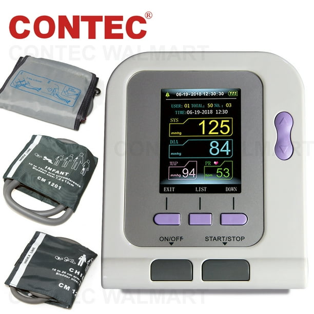 FDA Approved Fully Automatic Upper Arm Blood Pressure Monitor 3 mode 3 cuffs Electronic