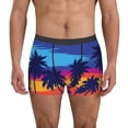 thumbnail image 1 of Fotbe Beach with Palm Trees Calzoncillos Tipo Boxer con Bolsa de Soporte Total para Hombre, X-Temp Fresco, Transpirable y de Secado Rápido-X-Large, 1 of 5