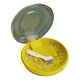thumbnail image 2 of Portable Retainer Case Mouth Guard Case Silicone Sealing Ring Large Capacity Multifunctional Denture Case for Home Travel Work Yellow, 2 of 5