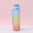 thumbnail image 1 of Botella Motivacional Con Paja Y Pegatinas Lindas De Escala Portátil Para Agua Al Aire Libre 2000ML/1200ML/700ML huangjie unisex, 1 of 2