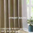 thumbnail image 2 of Cortinas Vision Home Pinch plisadas, totalmente opacas, 240 x 240 cm, 2 of 7