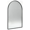 thumbnail image 4 of Eowynic 24x36 Inch Black Metal Framed Arched Make Up Mirror, Wall Mirror, 4 of 9