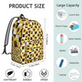 thumbnail image 5 of Radiant Sunflower Print Backpack with Dedicated Device Protection, Versatile School Companion, Comfortable Design, Encouraging Gift, 5 of 5