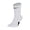 WHITE | BLACK, variant on ELITE CREW SOCK Black | White S