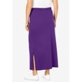thumbnail image 2 of Woman Within Plus Size Petite Sport Knit Side-Slit Skirt, 2 of 6