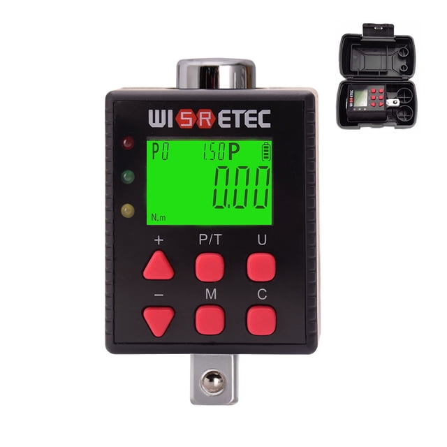 Digital Torque Meter Digital Backlight Display Wrench Torque Tester Two Working Modes Adjustable Five Units