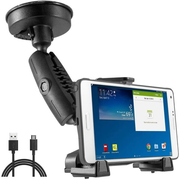 xProDock NFC Bizmount - Support/montage de Téléphone avec Base de Ventouse Robuste et Câble USB-C de 1,5 M- pour Votre