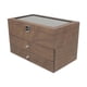 thumbnail image 4 of Caja organizadora de gafas de sol de madera con múltiples rejillas y soporte multiusos para gafas 18 ranuras, 4 of 9