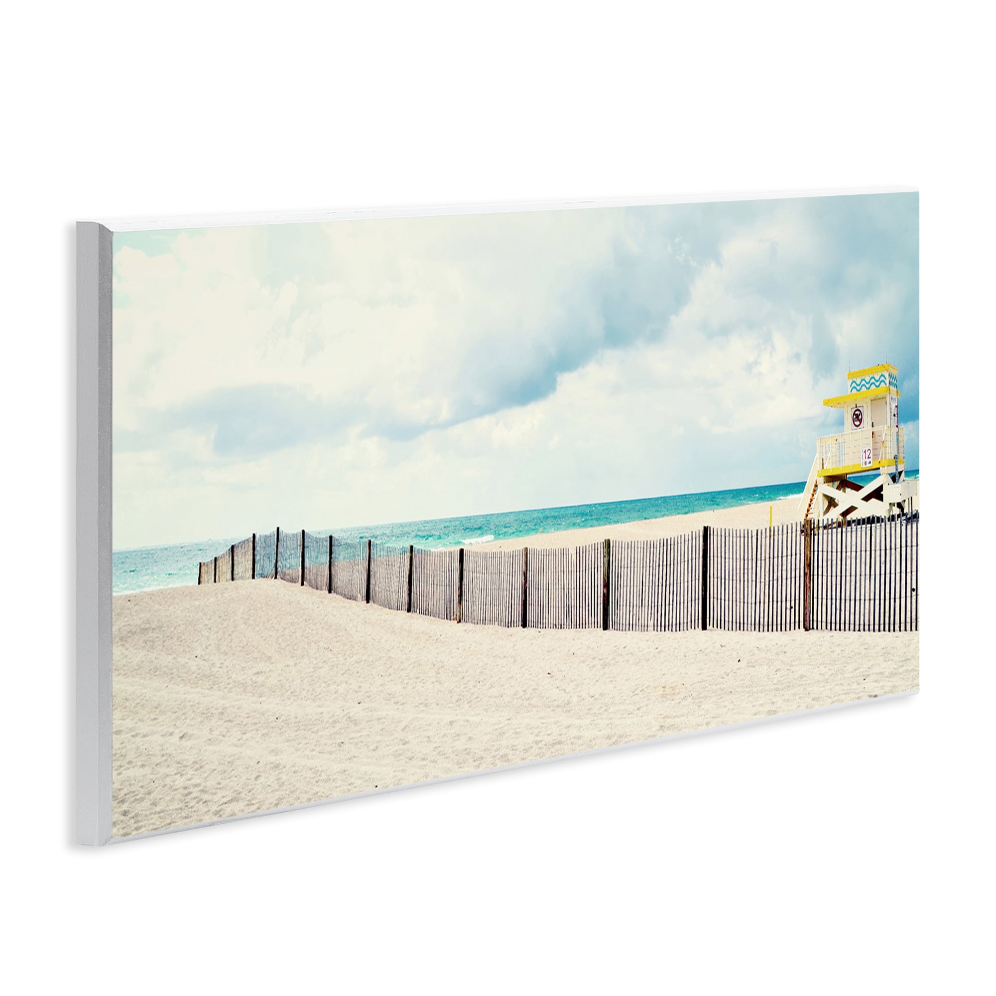 Stupell Industries Sandy Boardwalk Way Nautical & Beach Photography Unframed Art Print Wall Art, 17 x 7
