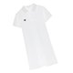 thumbnail image 4 of Vestido De Mujer Manga Corta Slim Fit Bordado Vestido Casual Transpirable, Blanco, M Jumpingount AP001476-01B, 4 of 7