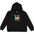 thumbnail image 2 of Inktastic Funny Easter Just Chillin' with My Peeps Youth Hoodie Sweatshirt, 2 of 4