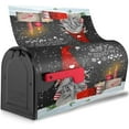 thumbnail image 2 of Merry Christmas Gnome Xmas Gifts Mailbox Covers Magnetic Mail Cover Letter Post Box 25.5x21 in Mailwrap for Outside Garden Home Decor, 2 of 6