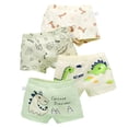 thumbnail image 5 of gdxvjhbj Boxeurs pour Garçons, Grands Boxeurs de Performance pour Garçons, Ajustement Extensible Léger et Lisse, 4 Paquets, Taille 9-12 (Vert Pâle, 9-12 Ans), 5 of 5