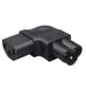 thumbnail image 1 of IEC320 C6 Al Artículo Del Enchufe de Del Diseño de La Curva Derecha Del Reemplazo C13 perfke Adaptador de enchufe de conversión, 1 of 7