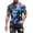 Purple-22, variant on Rvwovn Men's Colorful Tie-Dye Crewneck T-Shirt, Loose Fit Outdoor Daily Tee with Multi Colors