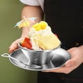 thumbnail image 4 of Shaved Ice Bowl Set Korean Style Dessert Bowl Stainless Steel Salad Bowl Small Ice Cream Cups Household Fruit Bowl for Snacks, 4 of 7