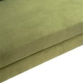 thumbnail image 5 of Edenton Mid-Century Modern Velvet Right Facing Sectional Sofa in Olive Green, 5 of 6