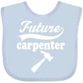 thumbnail image 3 of Inktastic Future Carpenter Shirt Occupation Boys or Girls Baby Bib, 3 of 4