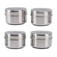 thumbnail image 4 of Magnetic Spice Containers, 4 Pieces Magnetic Spice Jars  For Seasoning, 4 of 8