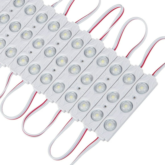 QINGCHEN Module LED 4000K DC12V 0.72W pour Panneaux Publicitaires avec Ruban Adhésif (Lot de 200 Pcs)